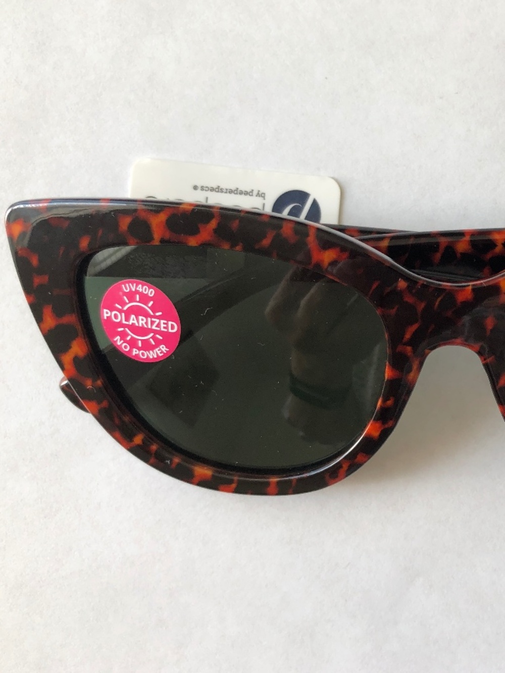 NEW CAPRI LEOPARD‎ PEEPERS CAT EYE SUNGLASSES